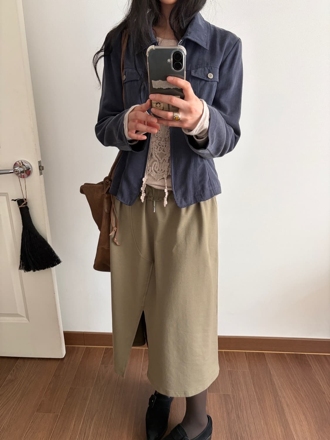 tencel zip-up jacket 상품이미지3