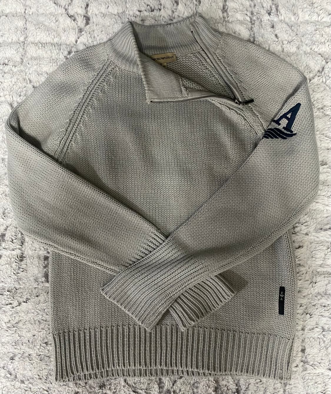 아르마니 지퍼 디테일 니트 48 상품이미지1