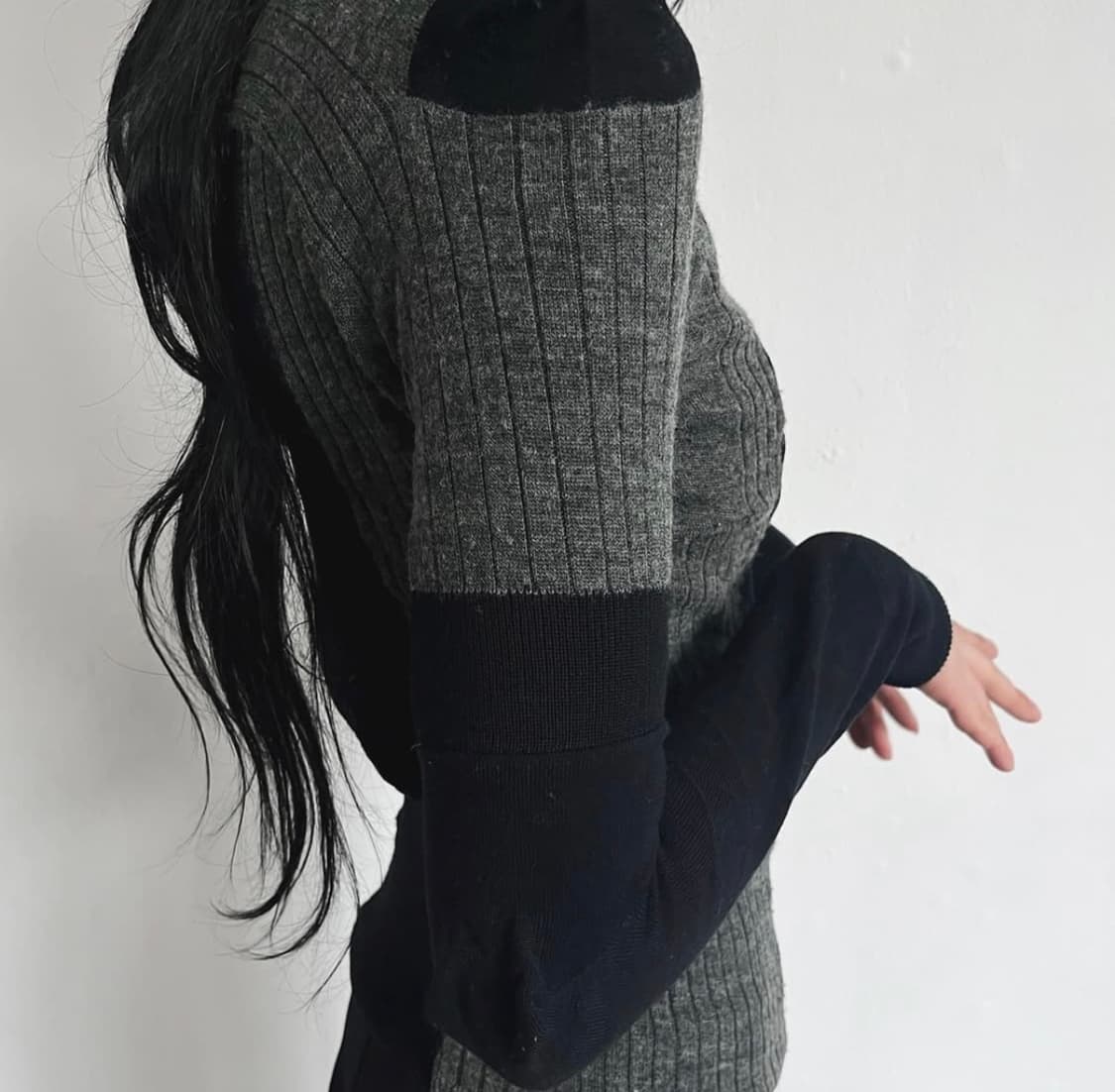 maison margiela x h&m 입체 패턴 니트 상품이미지3