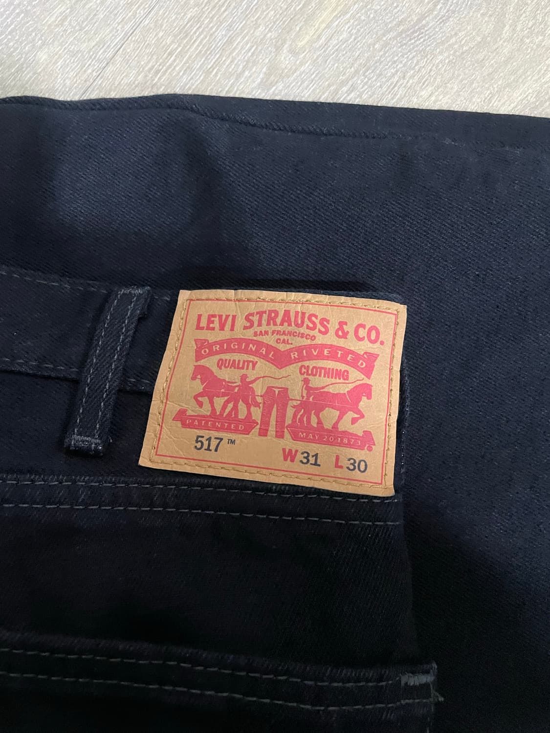 리바이스 517 블랙 31x30 사이즈 (직구상품) 상품이미지2