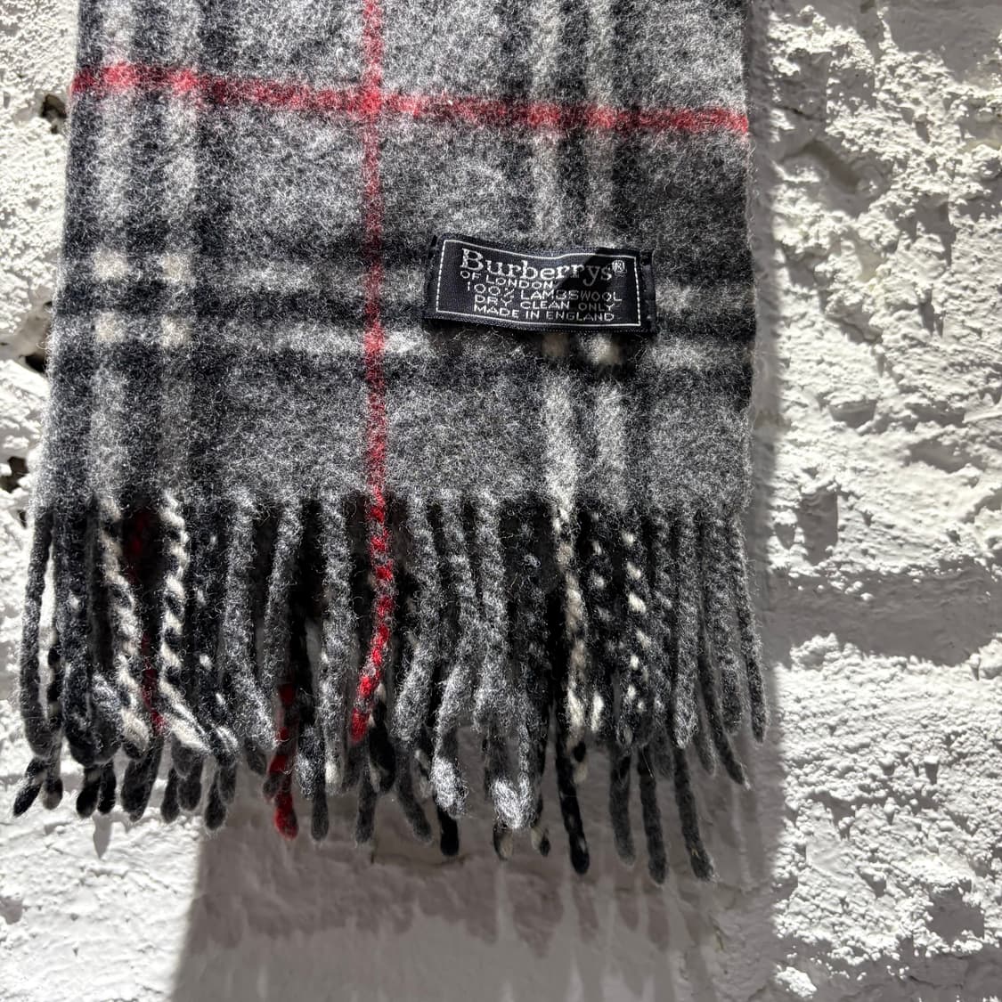 버버리 빈티지 체크패턴 머플러 상품이미지4