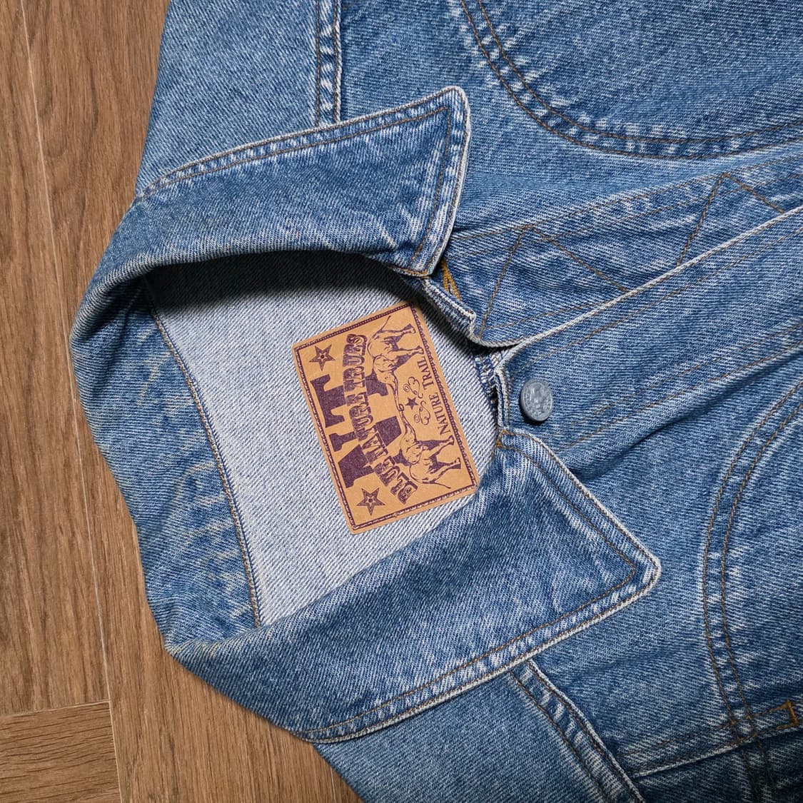 Japanese Nature Trail denim jacket L 상품이미지3