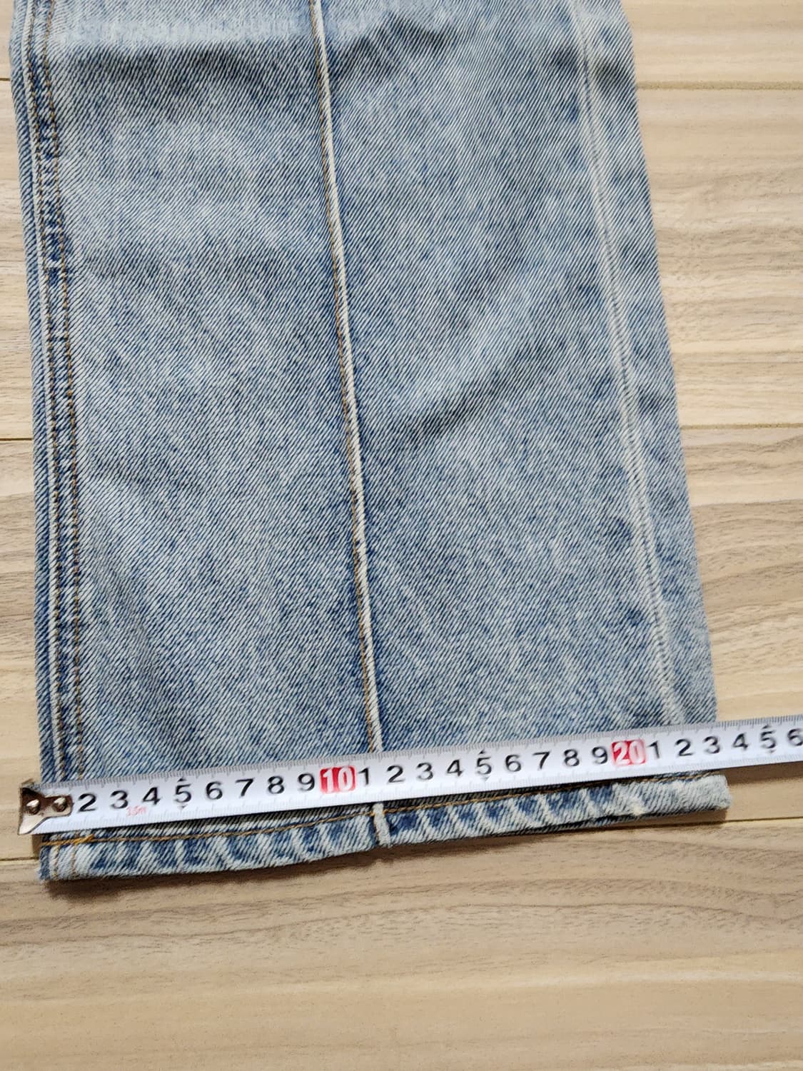 스파오핀턱와이드진청바지30사이즈 상품이미지6