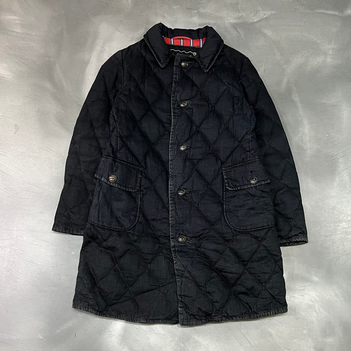  45rpm 퀼티드 롱 자켓 y15816 상품이미지1