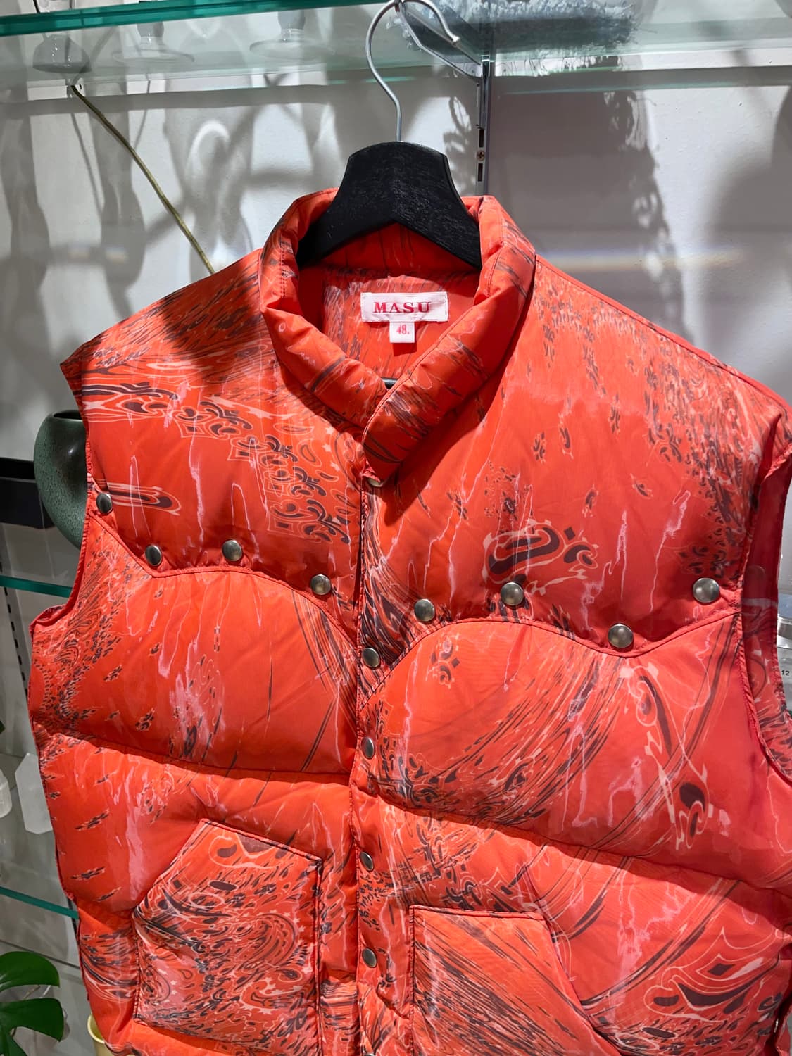 MASU awmarbel bandana puffer vest 상품이미지3