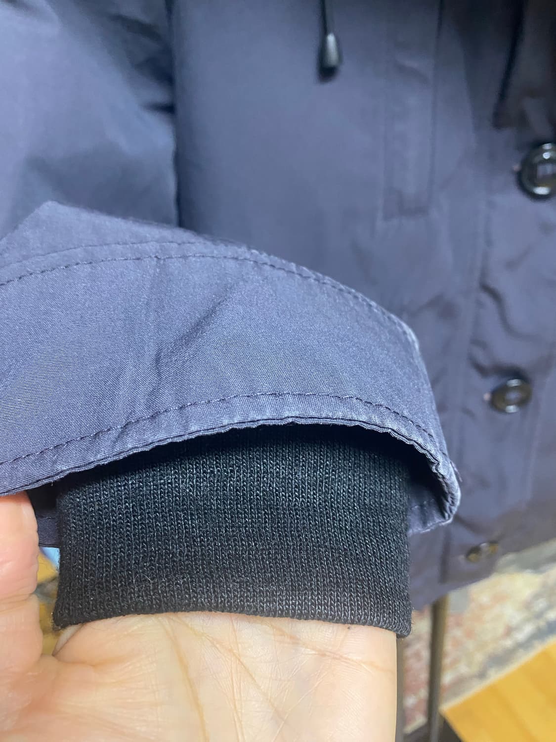 캐나다구스 여성 패딩 네이비 S 상품이미지5