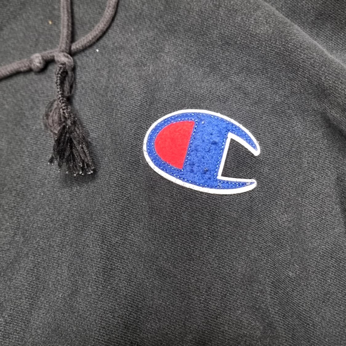 챔피온 빈티지 후드티 블랙(라지) 상품이미지3