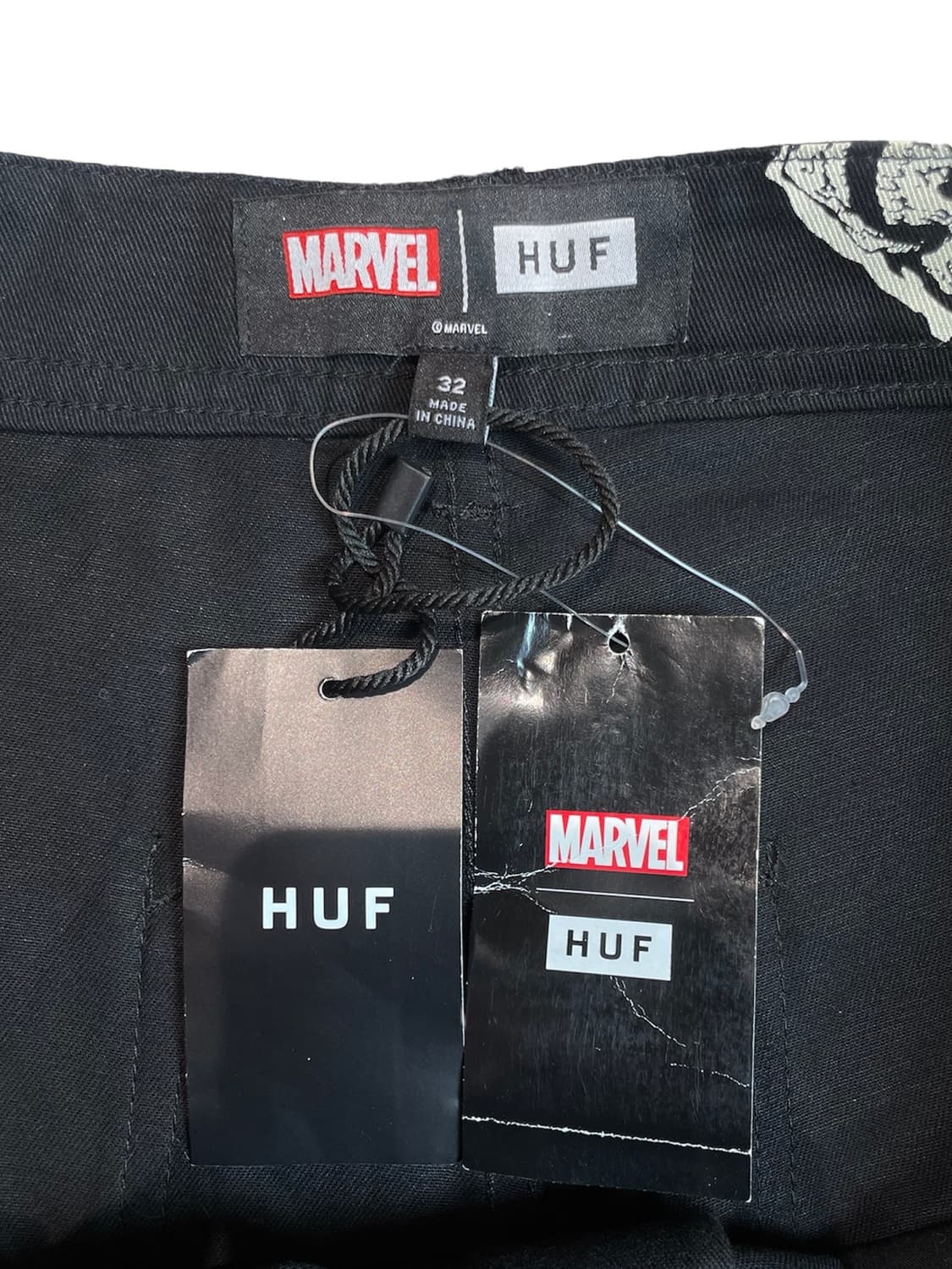 HUF 허프X마블 스컬 프린팅 팬츠 상품이미지3