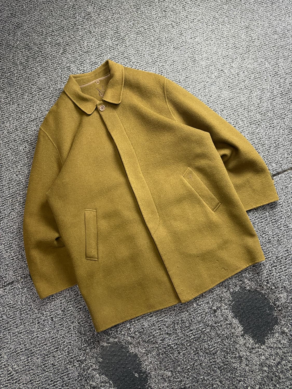 90s YSL 입생로랑 아카이브 울 하프 코트 자켓 3604 상품이미지1