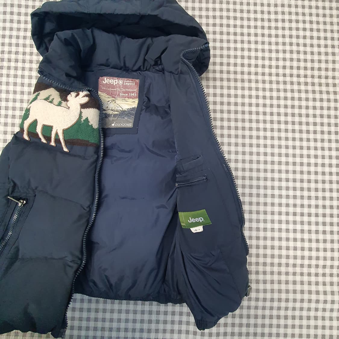 지프 노르딕 패딩 베스트 남자95 상품이미지5