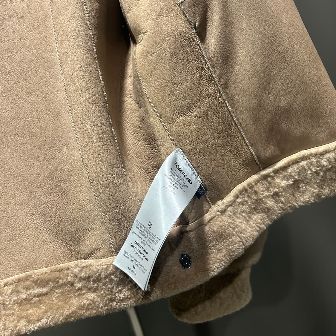 톰포드 램스킨 시어링 퍼 자켓 상품이미지7