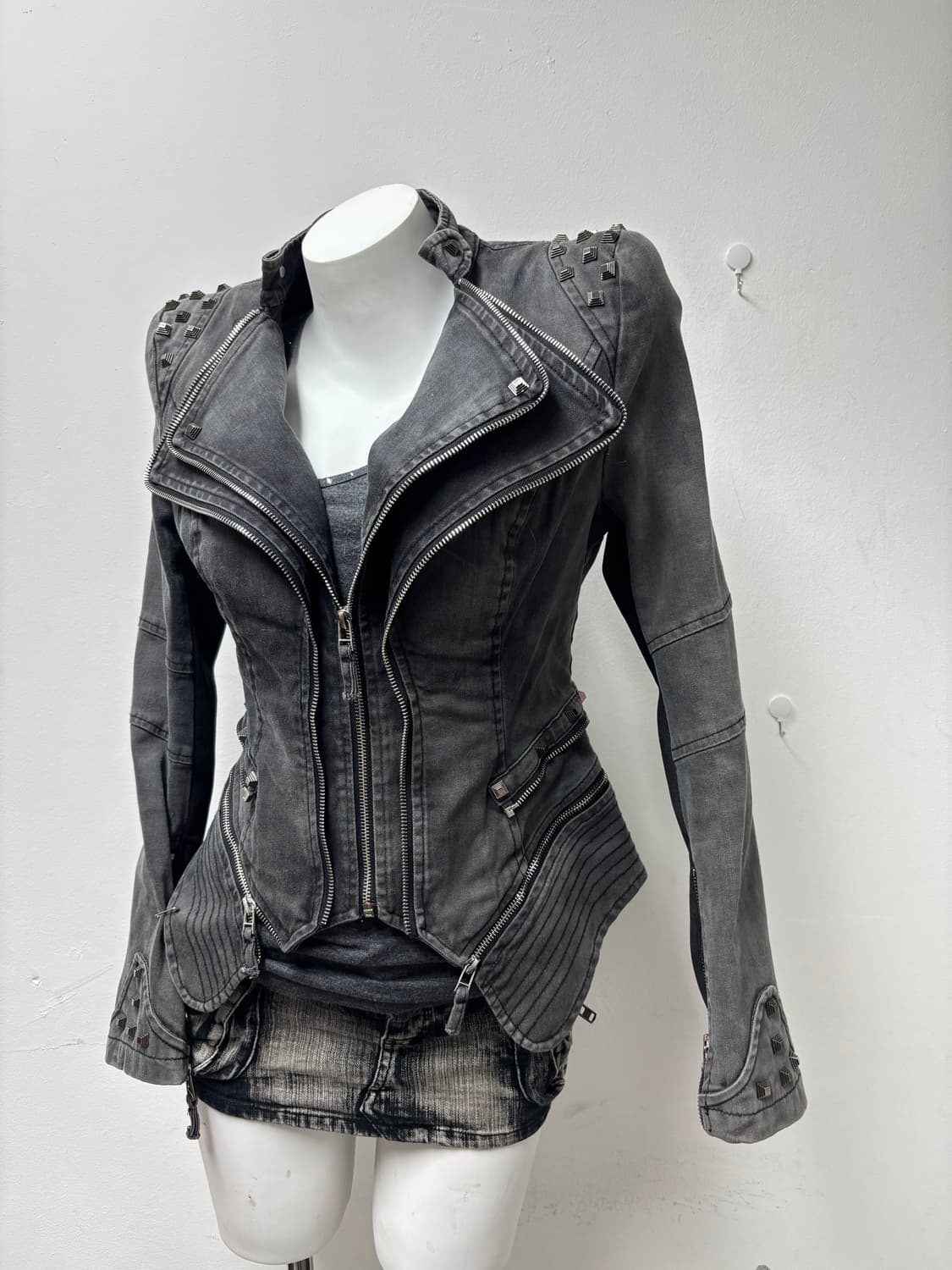 [SHALANG]00’s Rare Design Zip&Stud Detai 상품이미지8