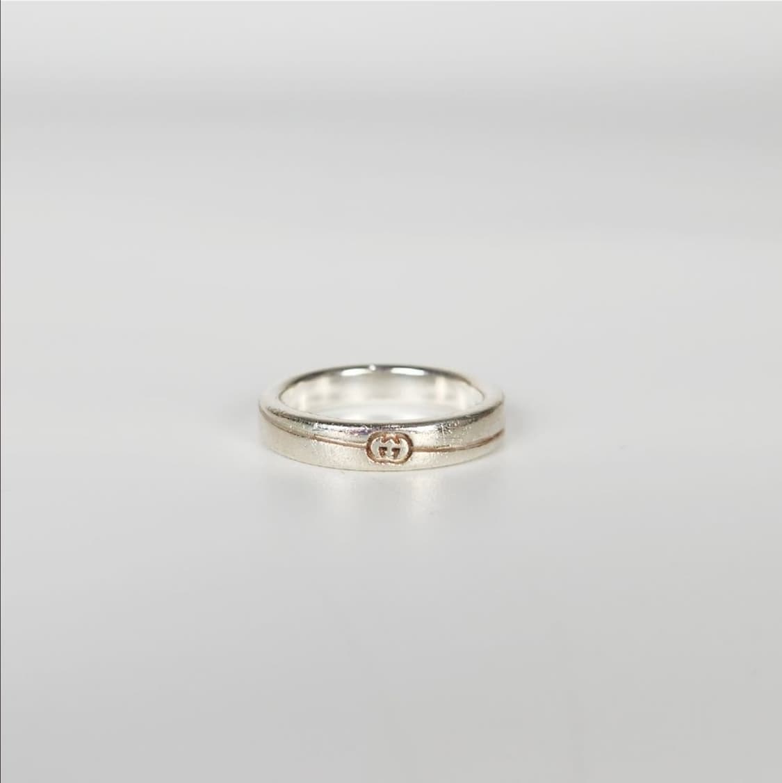 구찌 다이애그널 인터로킹 G 씬 반지(13호) 상품이미지2