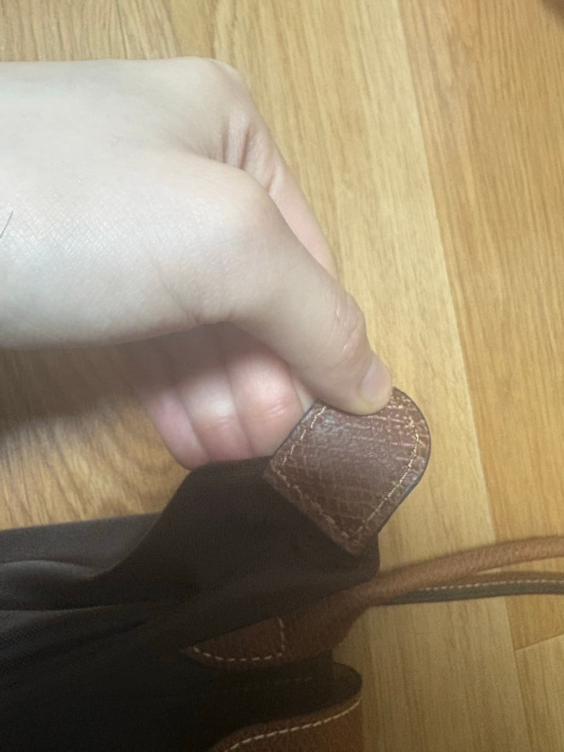 (새상품 정품)롱샴 르플리아쥬 에보니 M 상품이미지5