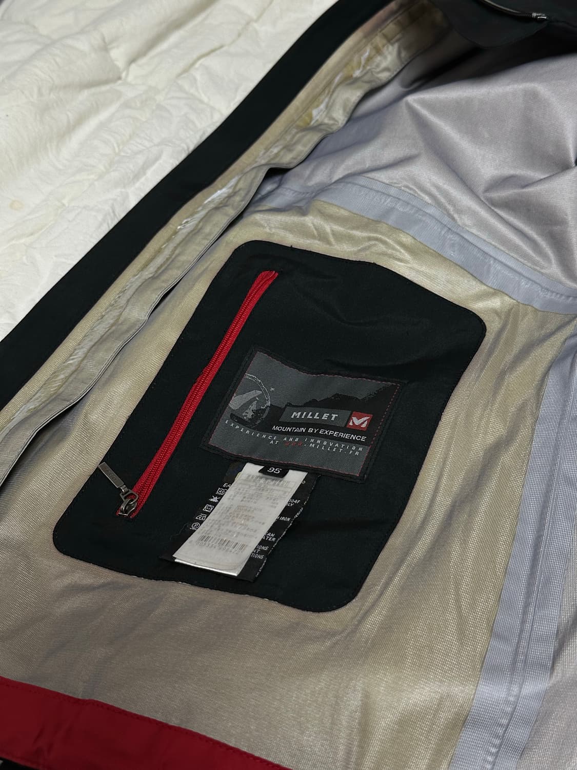 밀레 고어텍스 바람막이 라지 고프코어 상품이미지8