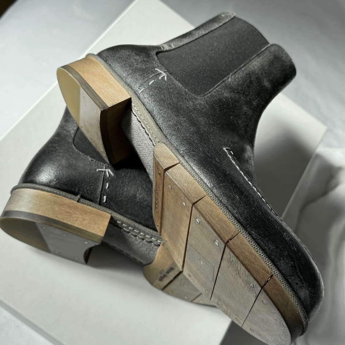 마르지엘라 크랙 가죽부츠 40사이즈 새상품 상품이미지8