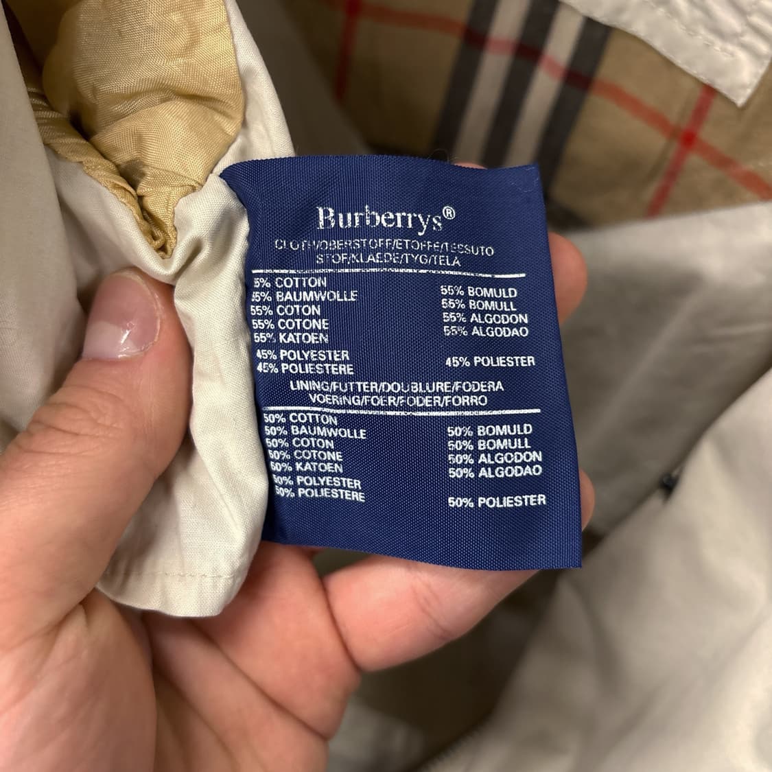 80~90s 올드 버버리 라이트코튼 유틸리티 하프자켓 N830 상품이미지8