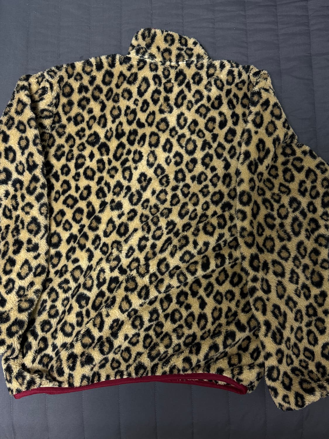 캐피탈 레오파드 후리스 스냅 상품이미지4