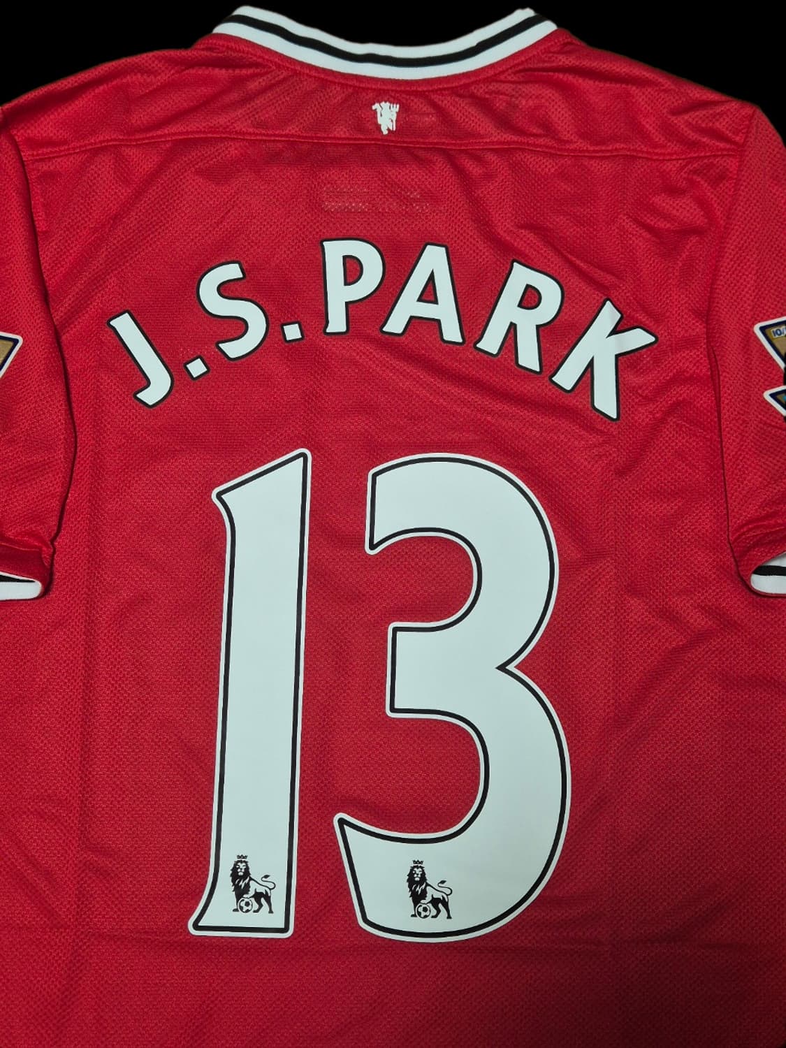 11-12 맨유 홈 13번 박지성 반팔 유니폼 L사이즈 레플리카 상품이미지6
