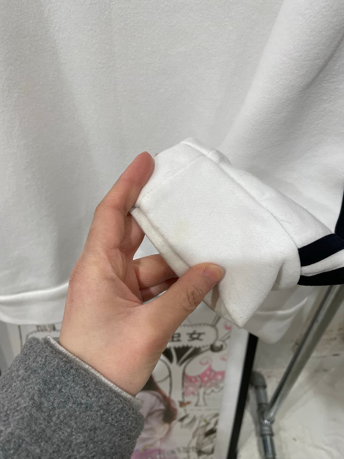 아디다스 삼선 기모 후드티 상품이미지7