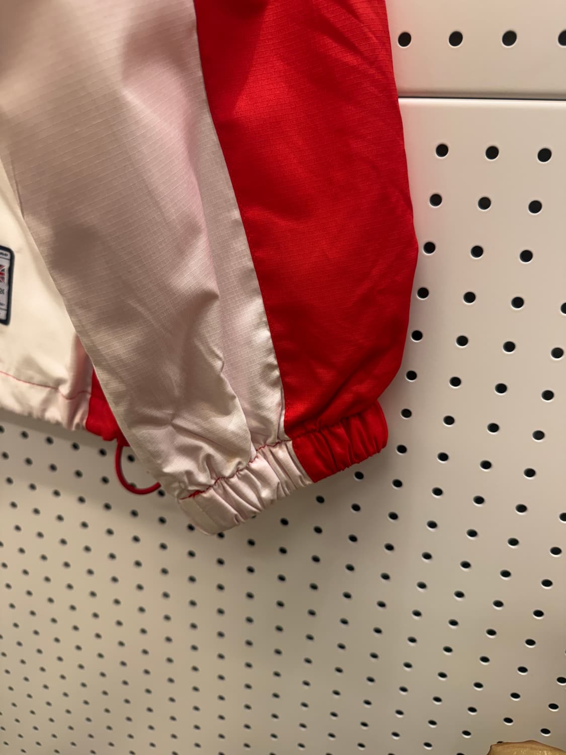 엄브로 레드 화이트 빅로고 올드스쿨 윈드브레이커 U176 상품이미지4