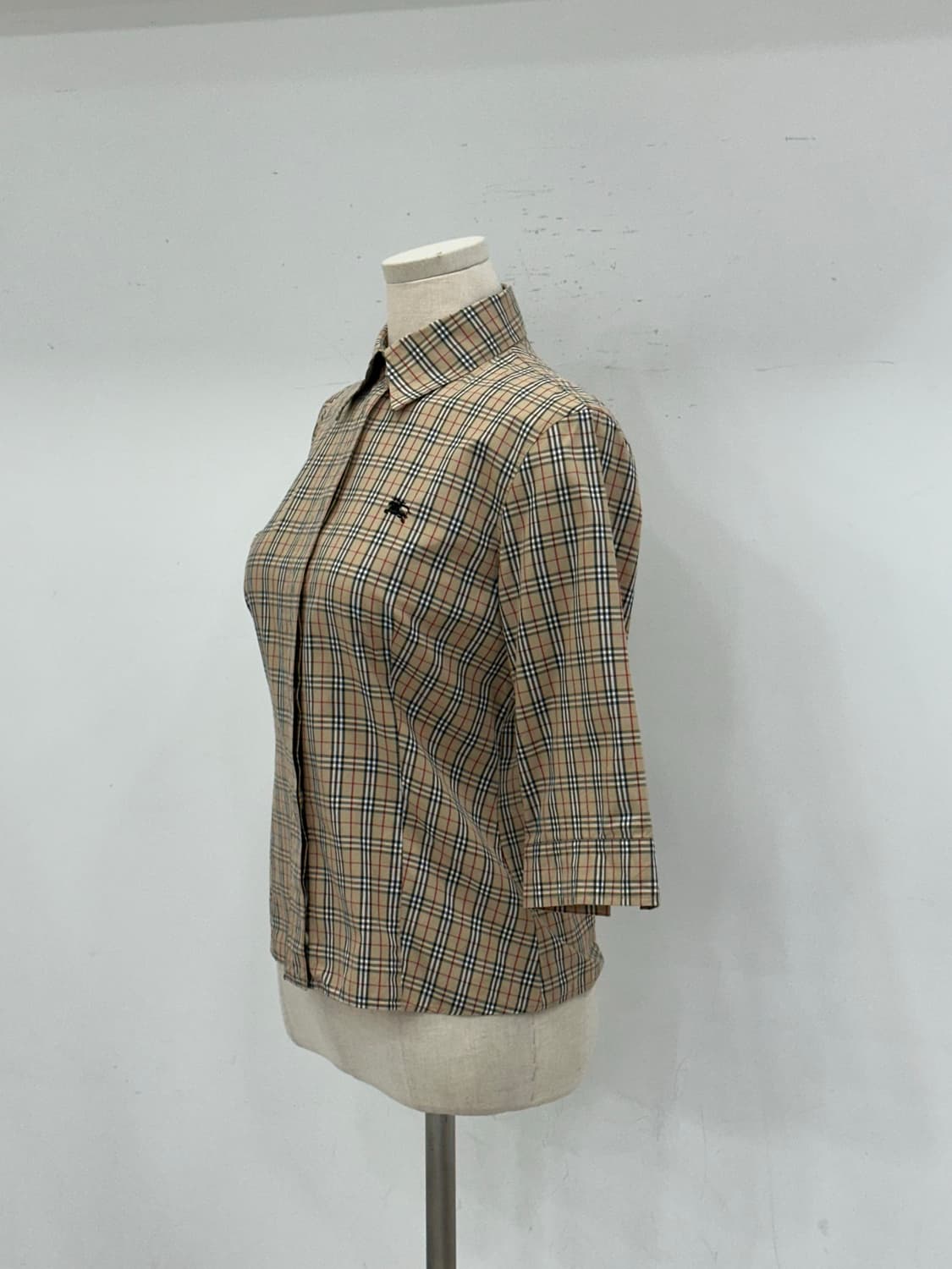 버버리 체크 여성 남방 상품이미지3