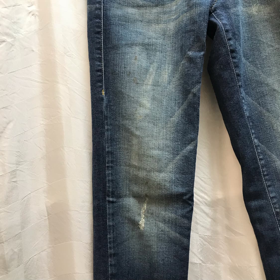 Diesel 디젤 로우 세미스트레이트 더티 워싱 데님 상품이미지5