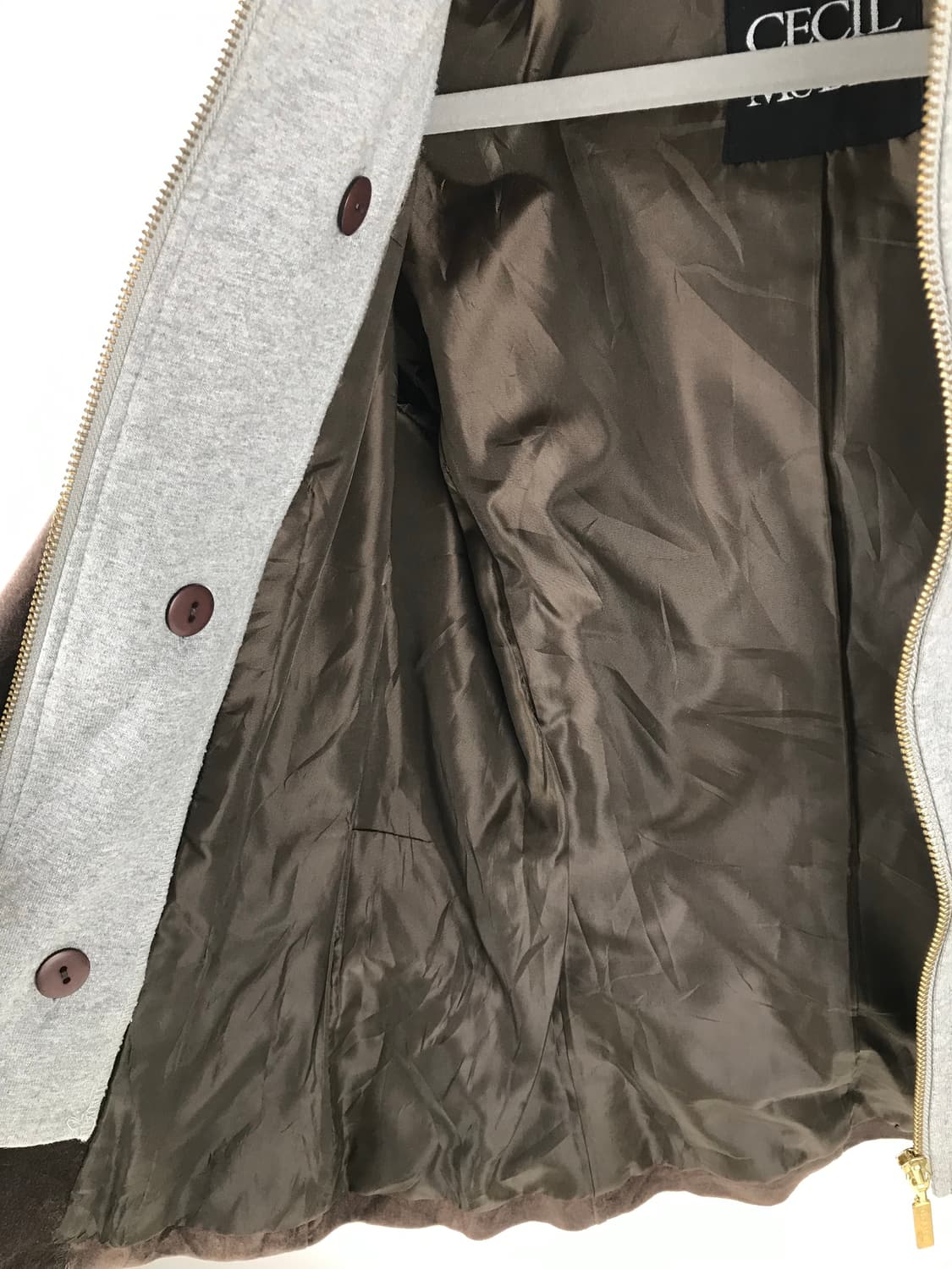 세실맥비 스웨이드 후드 자켓 브라운 라떼갸루 페어리룩 보헤미안히피룩 상품이미지7