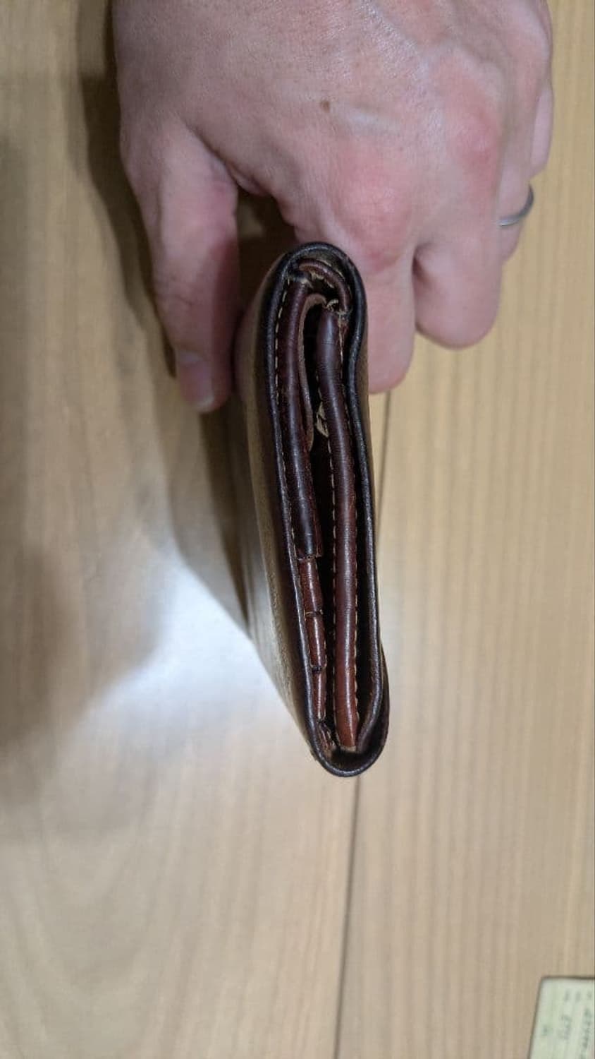 더블알엘 rrl 콘초 가죽 지갑 상품이미지5