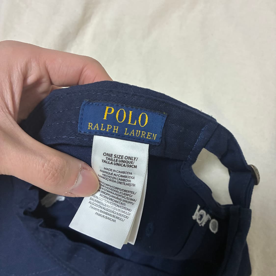 폴로 랄프로렌 신형 네이비 볼캡 상품이미지2