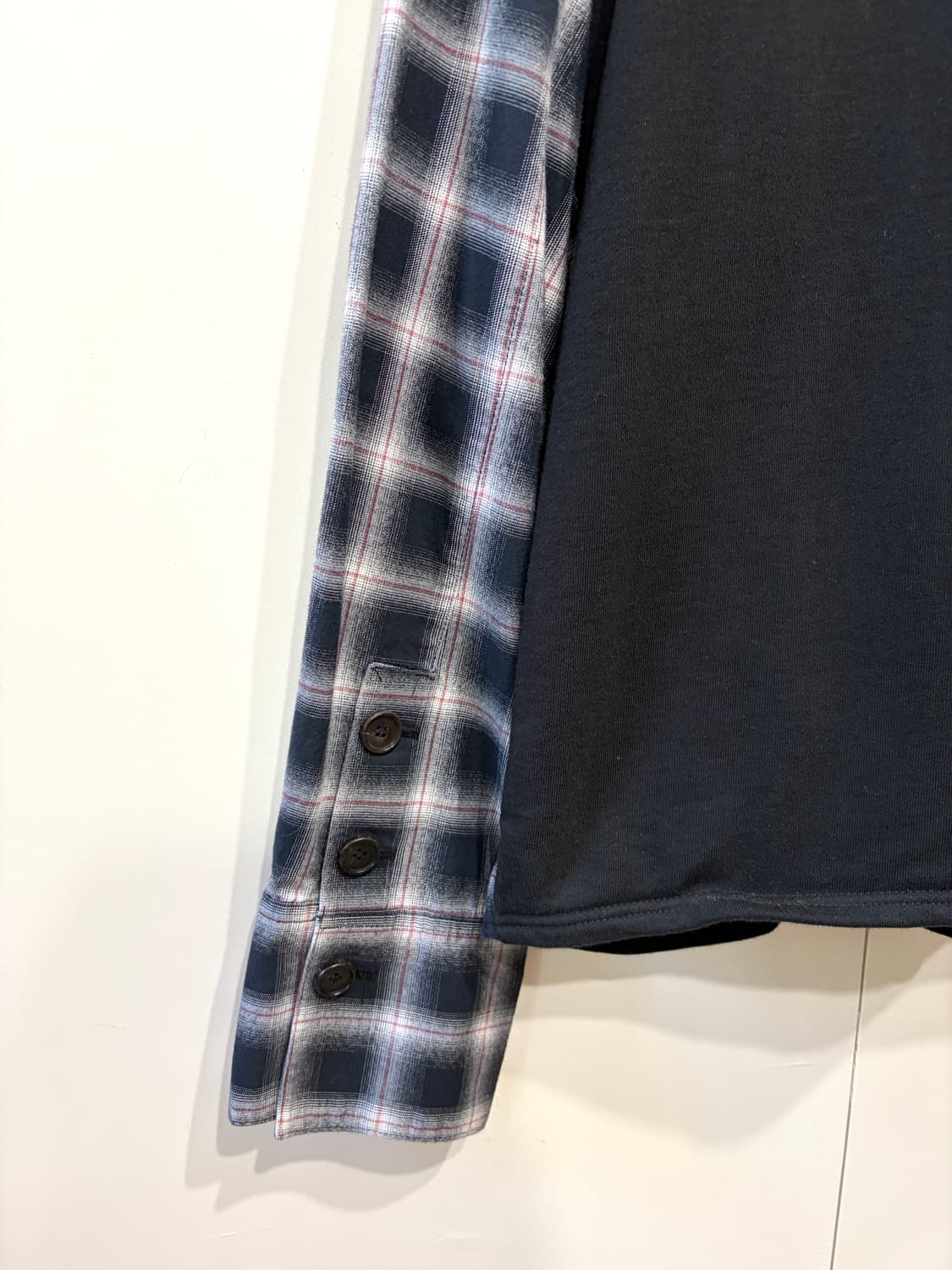 솔리드옴므 레이어드 스웻 셔츠 상품이미지3