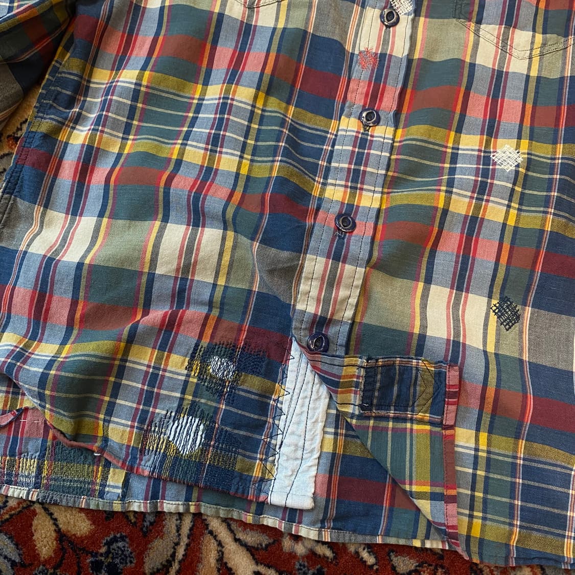🌊polo bleeding madras check shirts(디테일) 상품이미지5