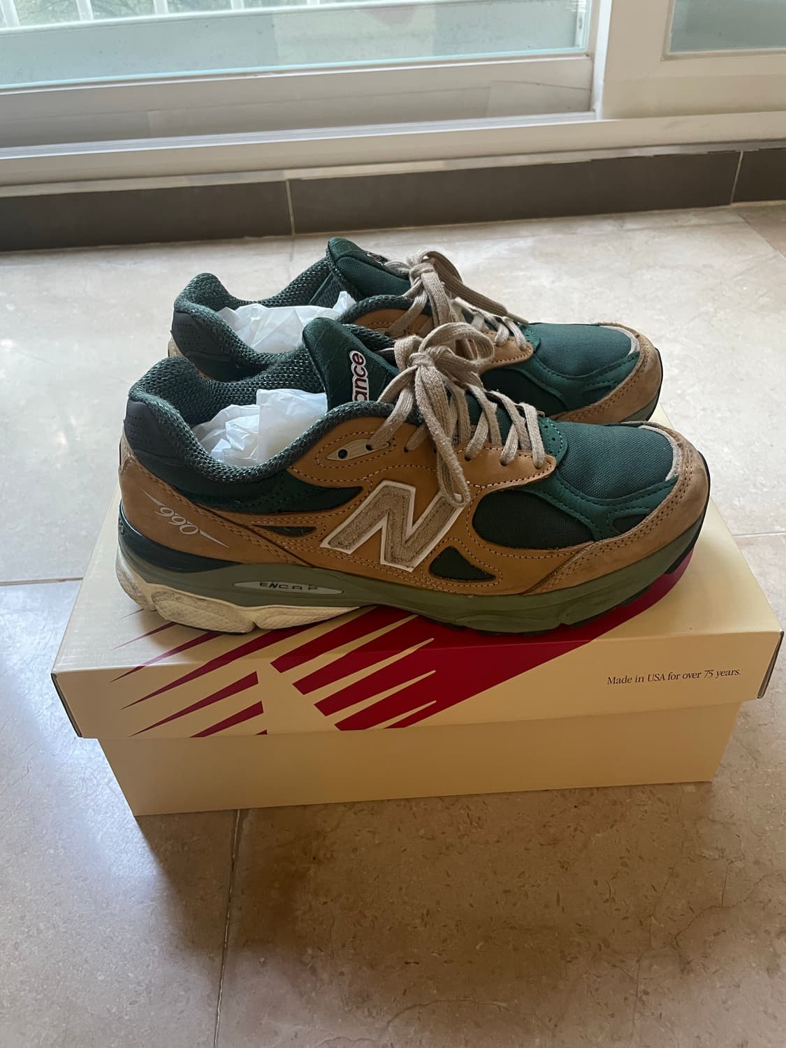 뉴발란스 990v3 그린 상품이미지2