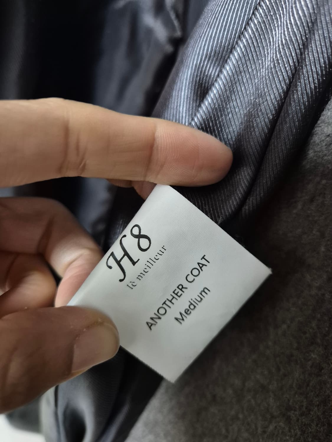 H8  에이치에이트 캐시미어 롱코트 어나더 코트 상품이미지9