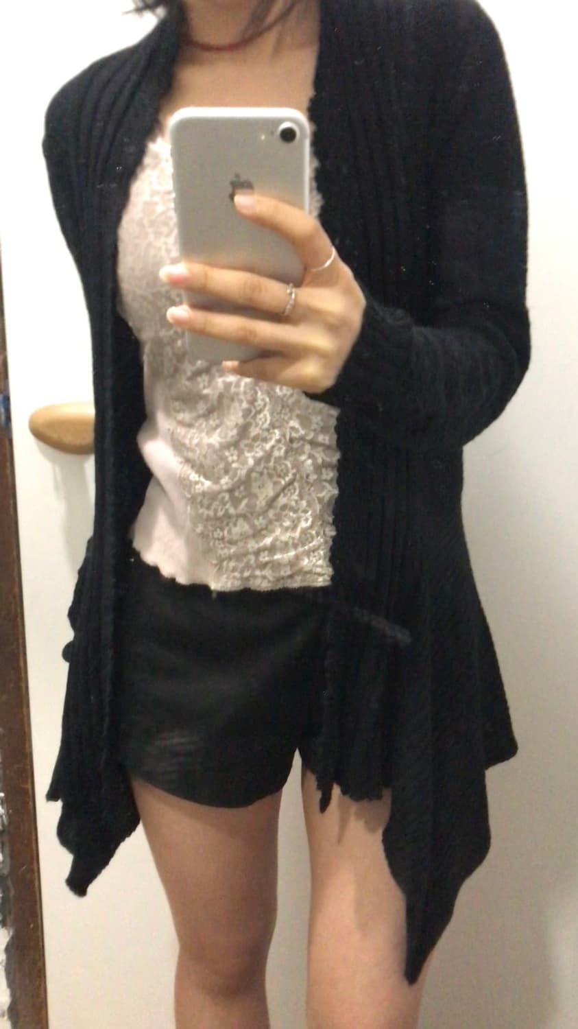 블랙 롱가디건 상품이미지2