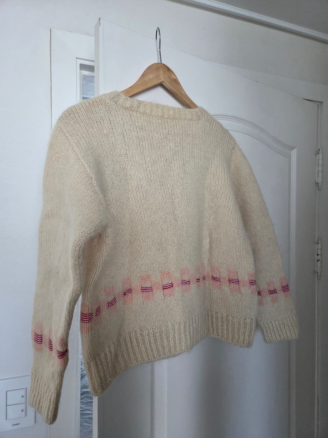 빈티지 아이보리 니트 가디건 상품이미지2