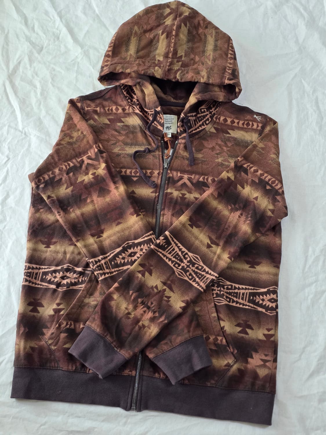 Thursday Island 에스닉 패턴 후드 집업 상품이미지2