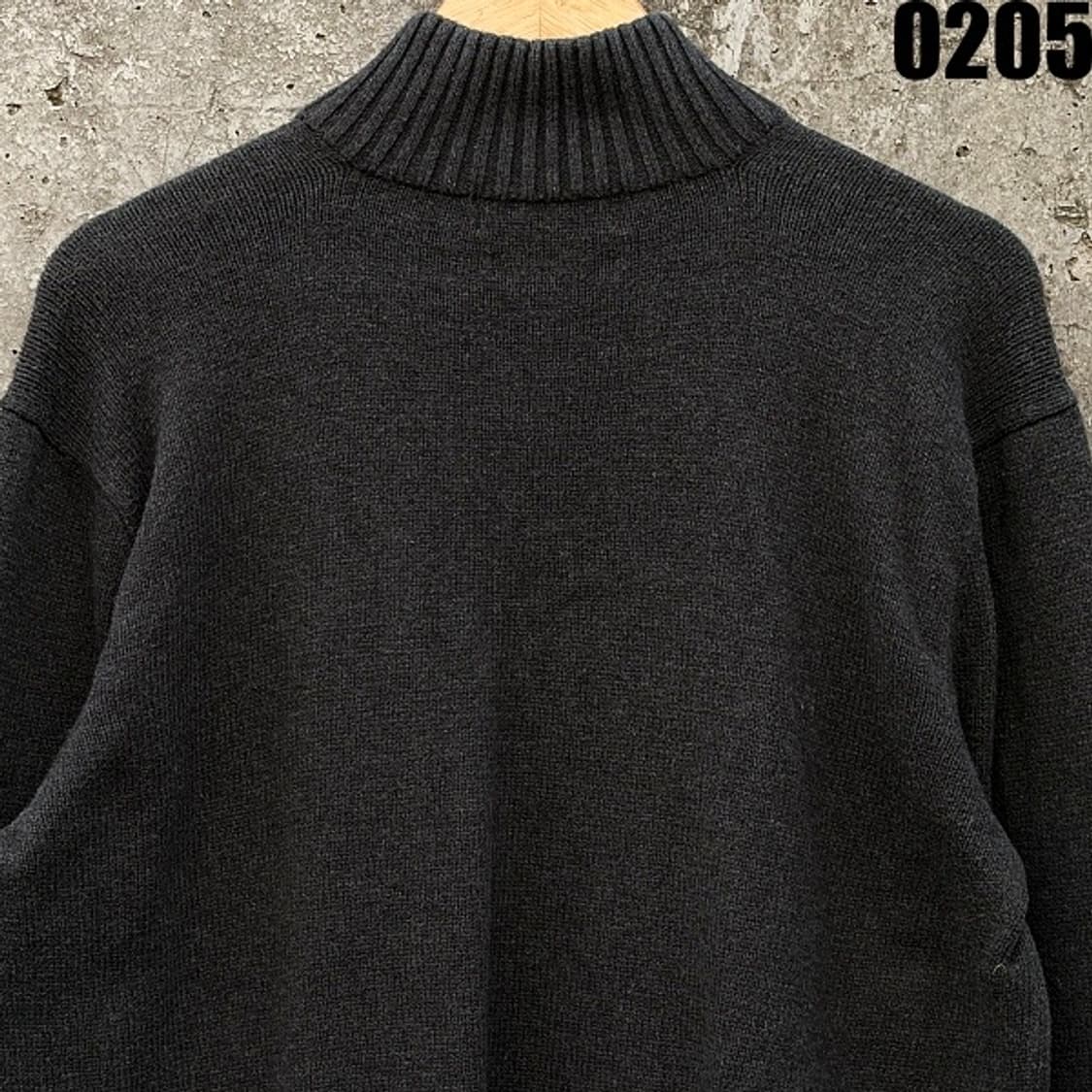 폴로 랄프로렌 헨리넥 버튼 니트 스웨터 XL 차콜그레이 0205 상품이미지5