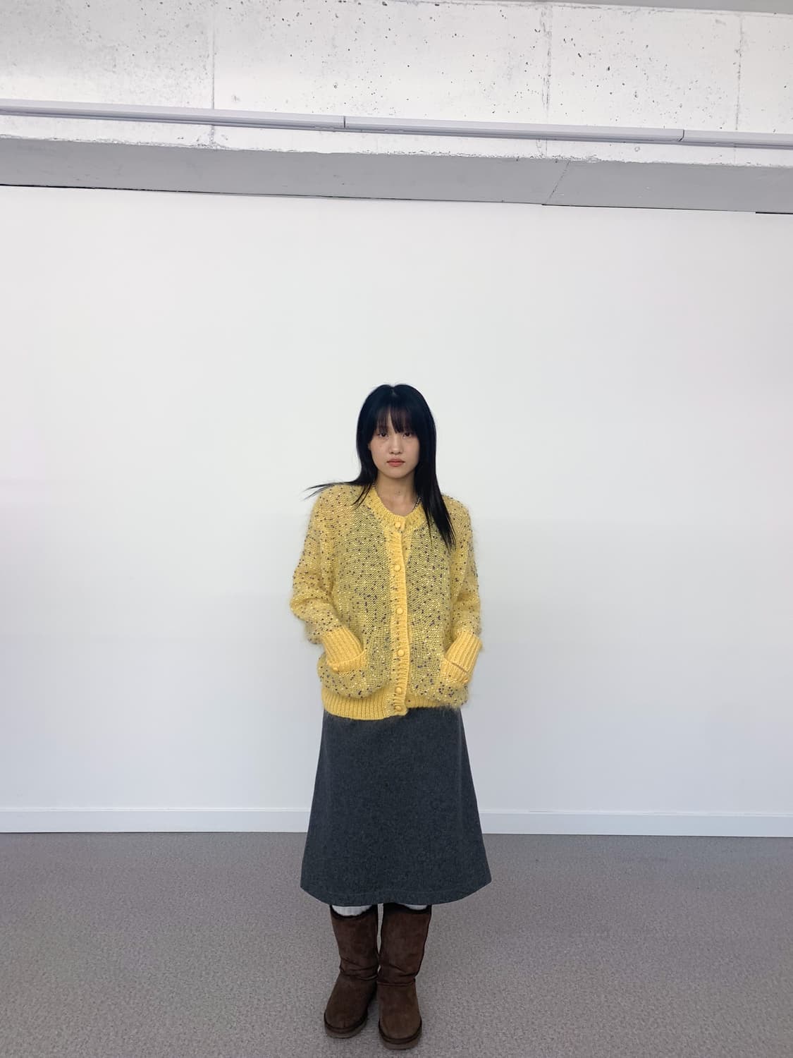  JPN 모헤어 니트 가디건 W100-105 상품이미지3