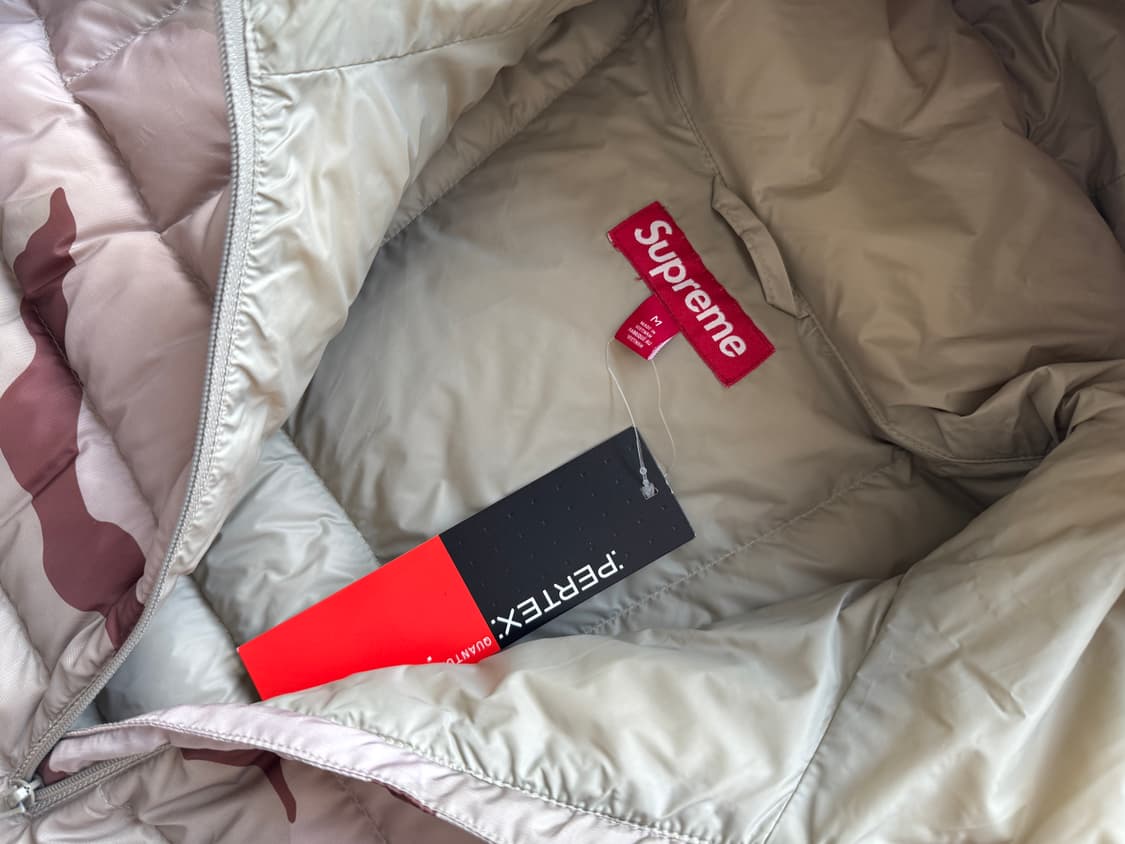 [M] 슈프림 마이크로 다운 카모 경량패딩 상품이미지3