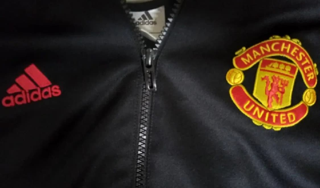 아디다스 맨유 대장급 검빨 블랙 트랙탑 저지 져지집업 95/M 상품이미지3