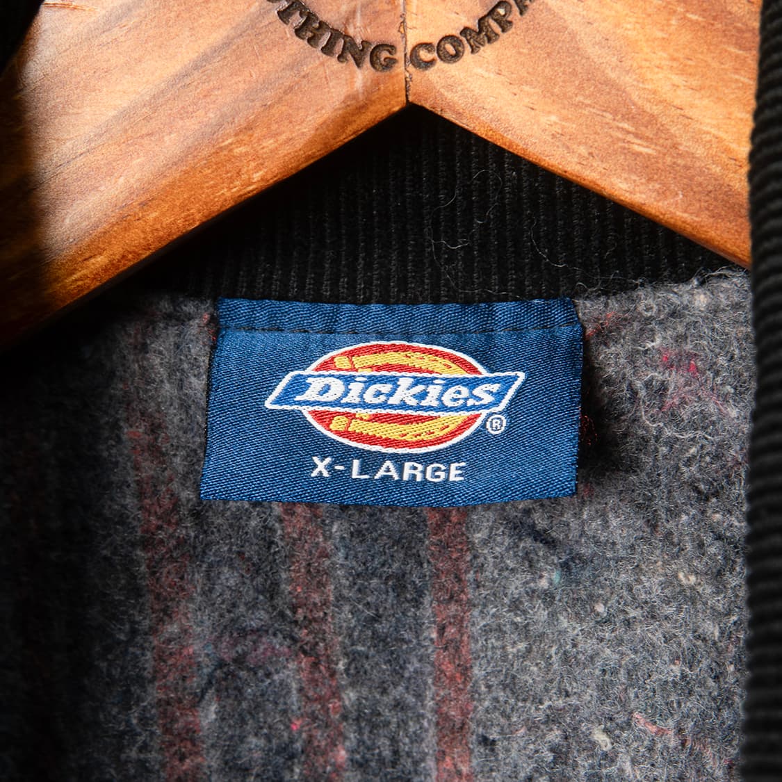 [XL] 90s 디키즈 워크웨어 블랭킷 라이닝 캔버스 쵸어코트 블랙  상품이미지9