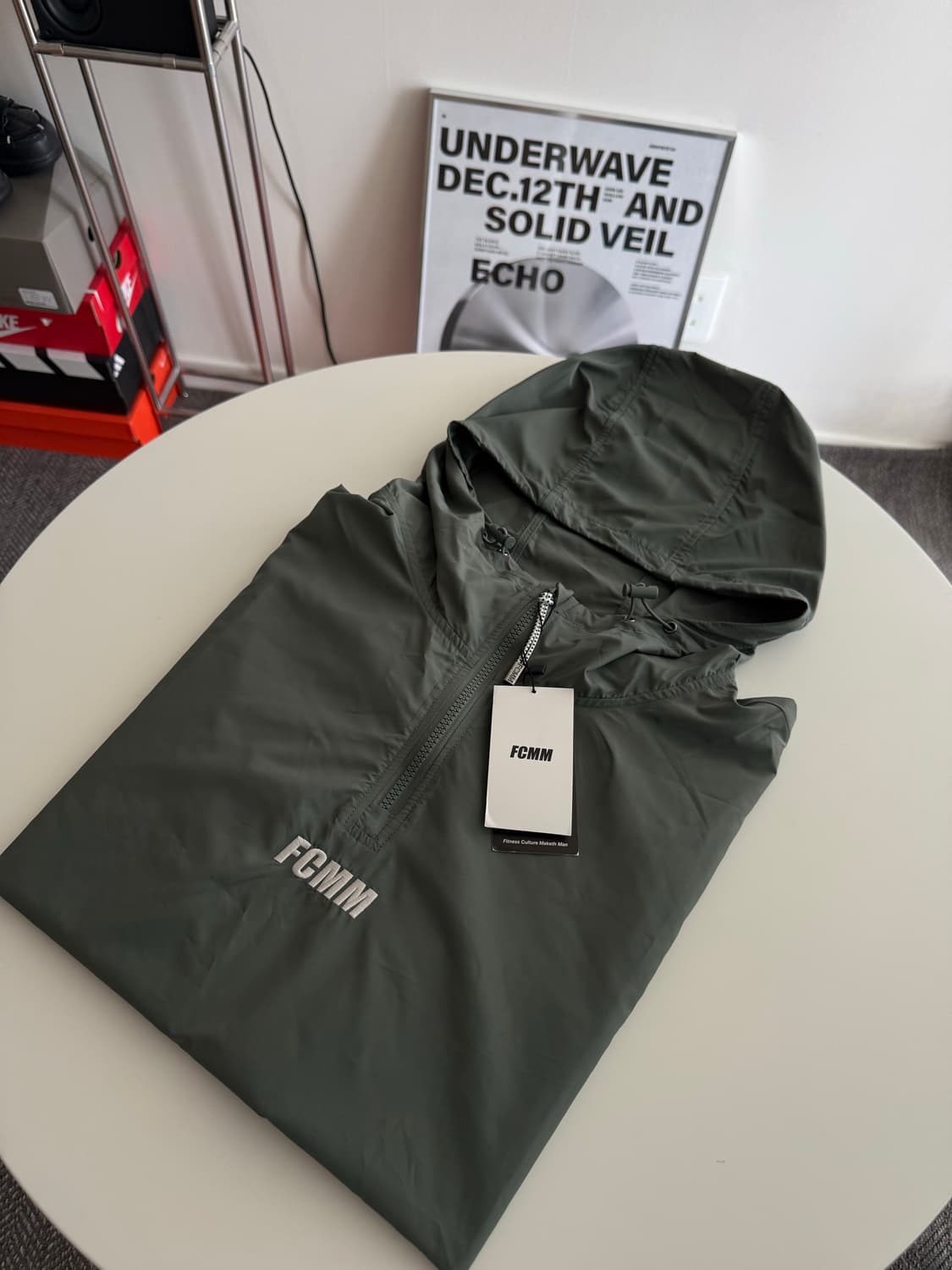 언박싱제품💨FCMM 클럽 팀 하프집 후디 윈드브레이커 XL 상품이미지1