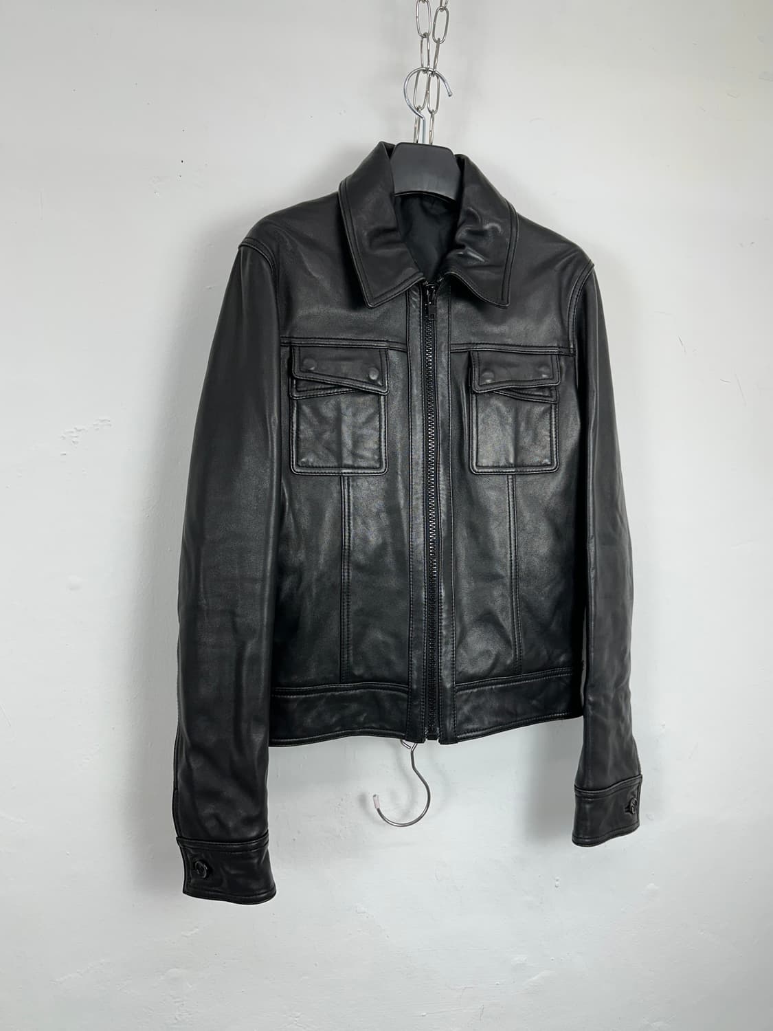 Stud Homme Lambskin Leather Jacket 상품이미지1