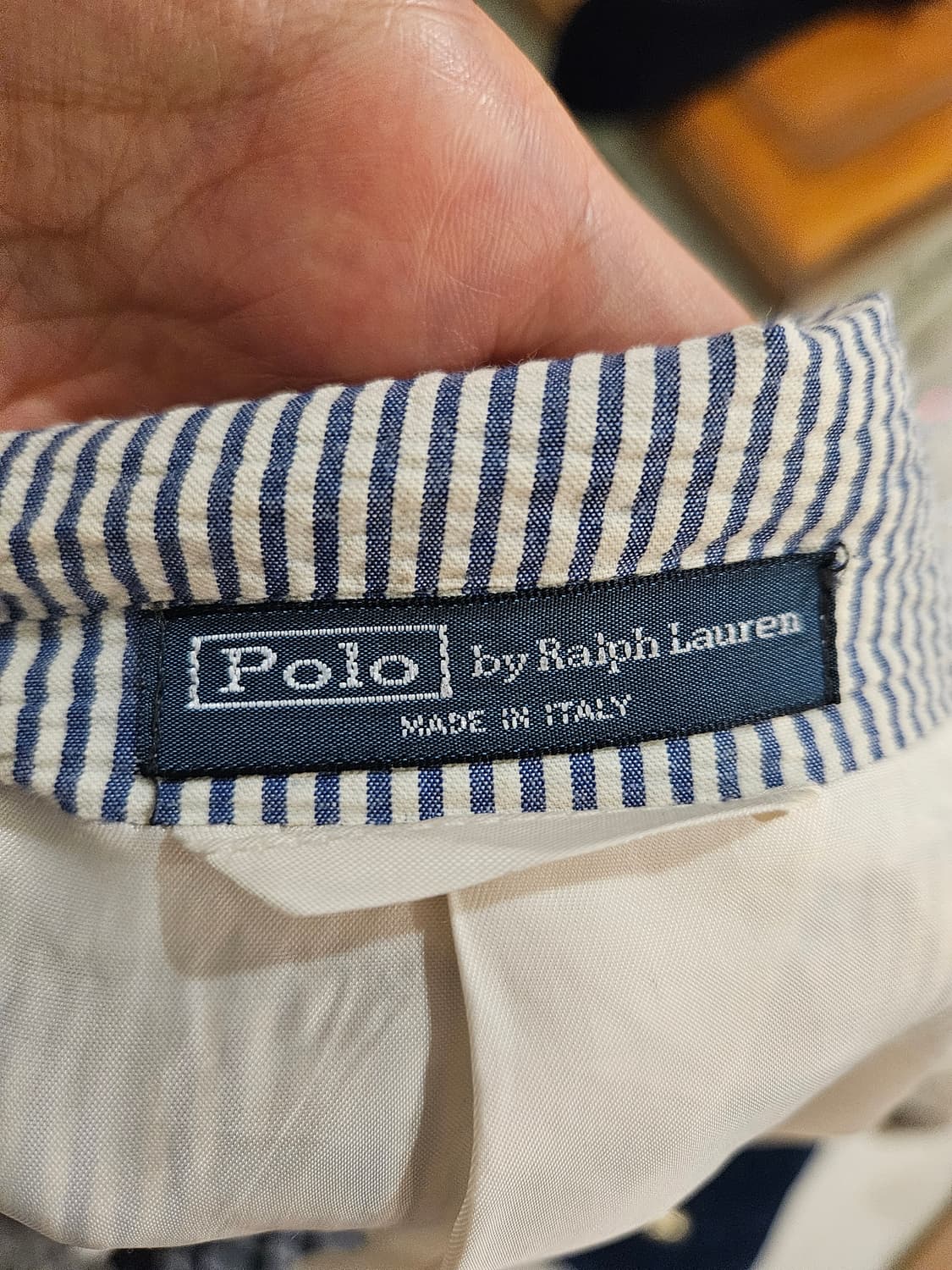 폴로랄프로렌 스트라이프 코튼 자켓 42L 상품이미지9