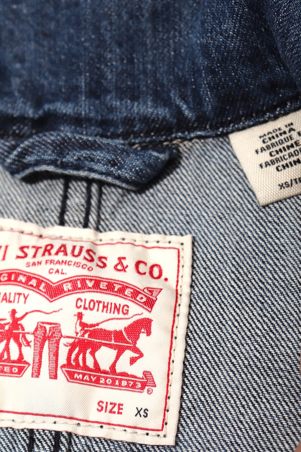 LEVIS 데님 롱코트 women XS 상품이미지4