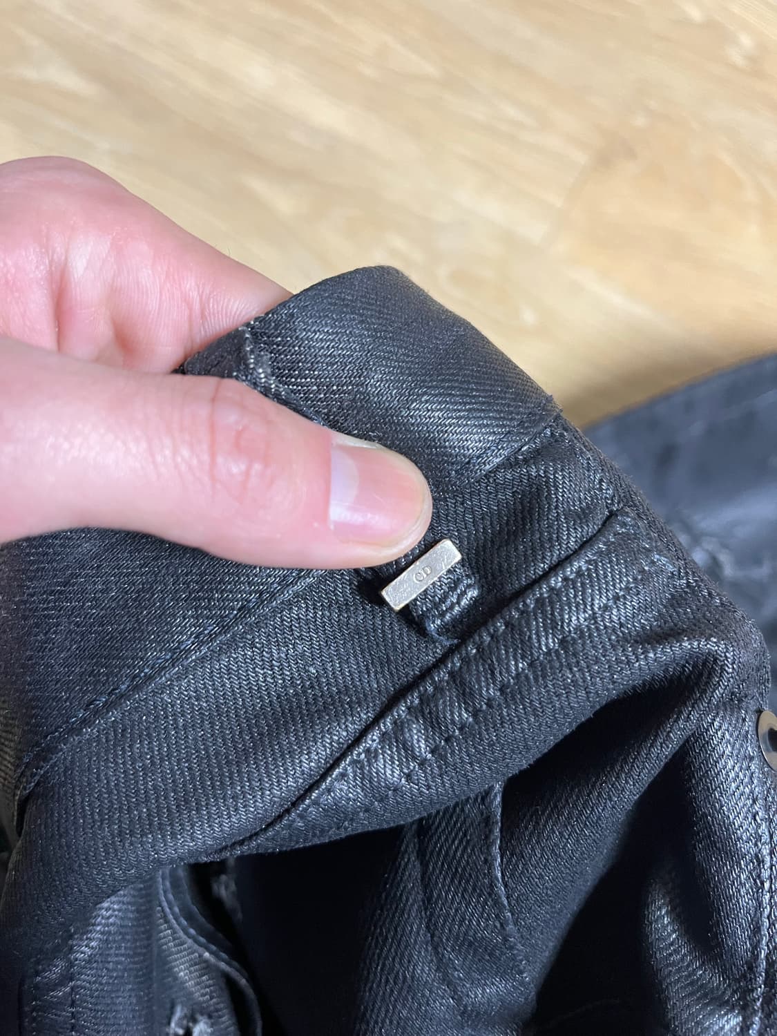 [31] 디올옴므 04ss strip 디스트로이드 왁스 코팅진 상품이미지10