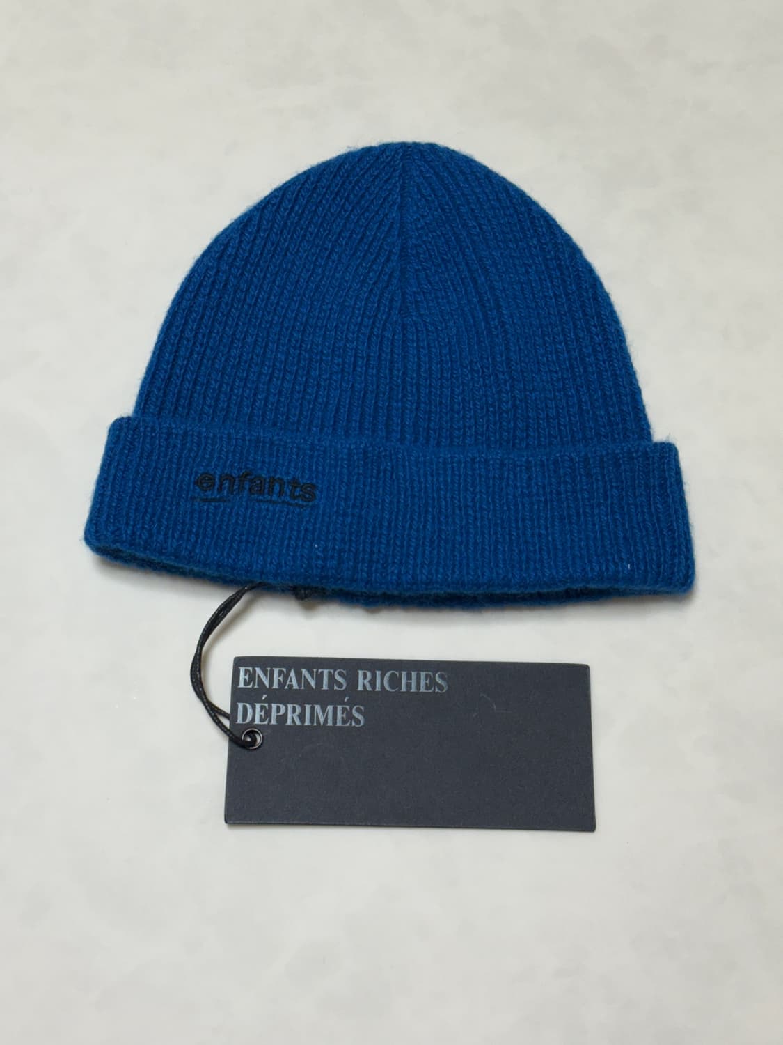 앙팡 리쉬 데프리메 레터링 비니 블루 상품이미지1