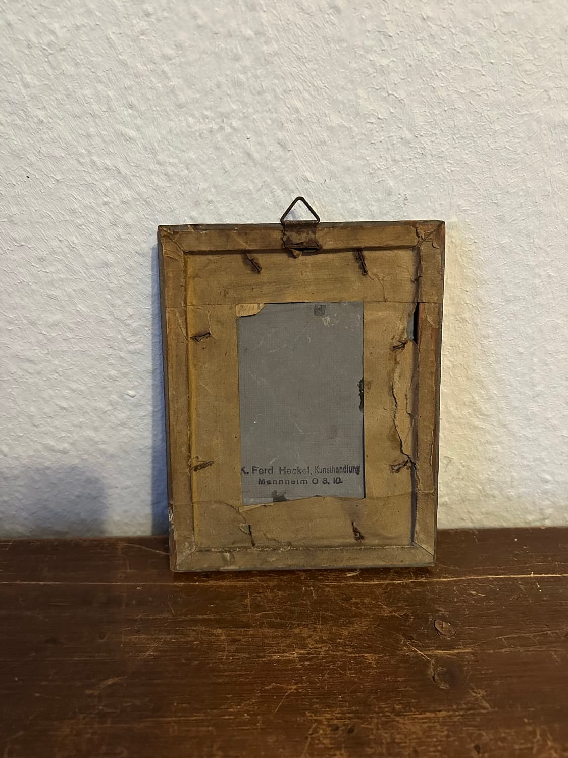 독일)빈티지 파랑꽃 유화(핸드페인팅) 상품이미지4