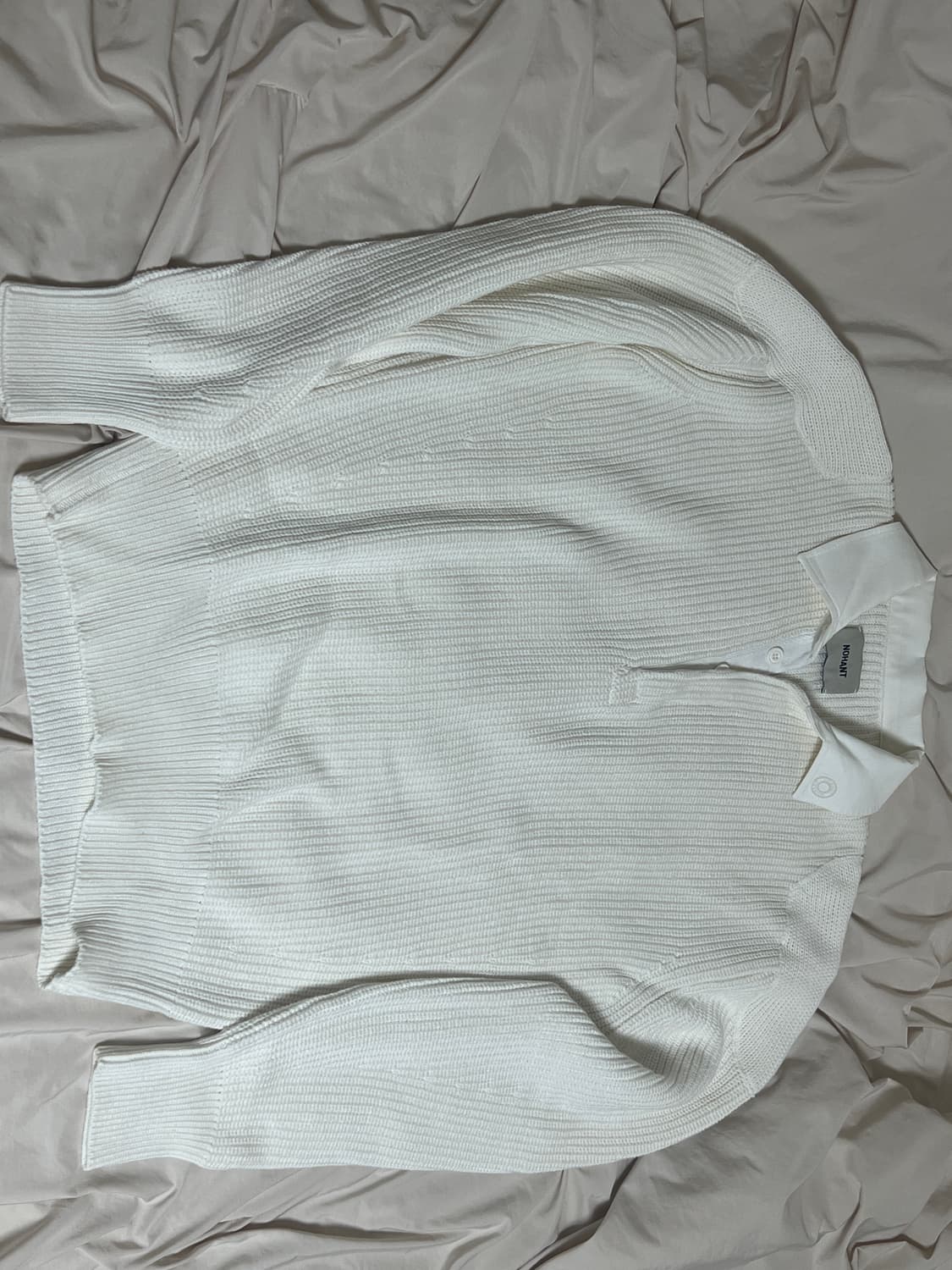 노앙 COLLAR COTTON KNIT IVORY 상품이미지5